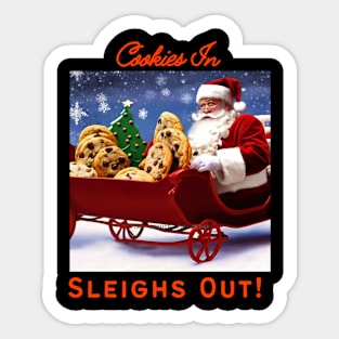 Santa's Christmas Plan Sticker